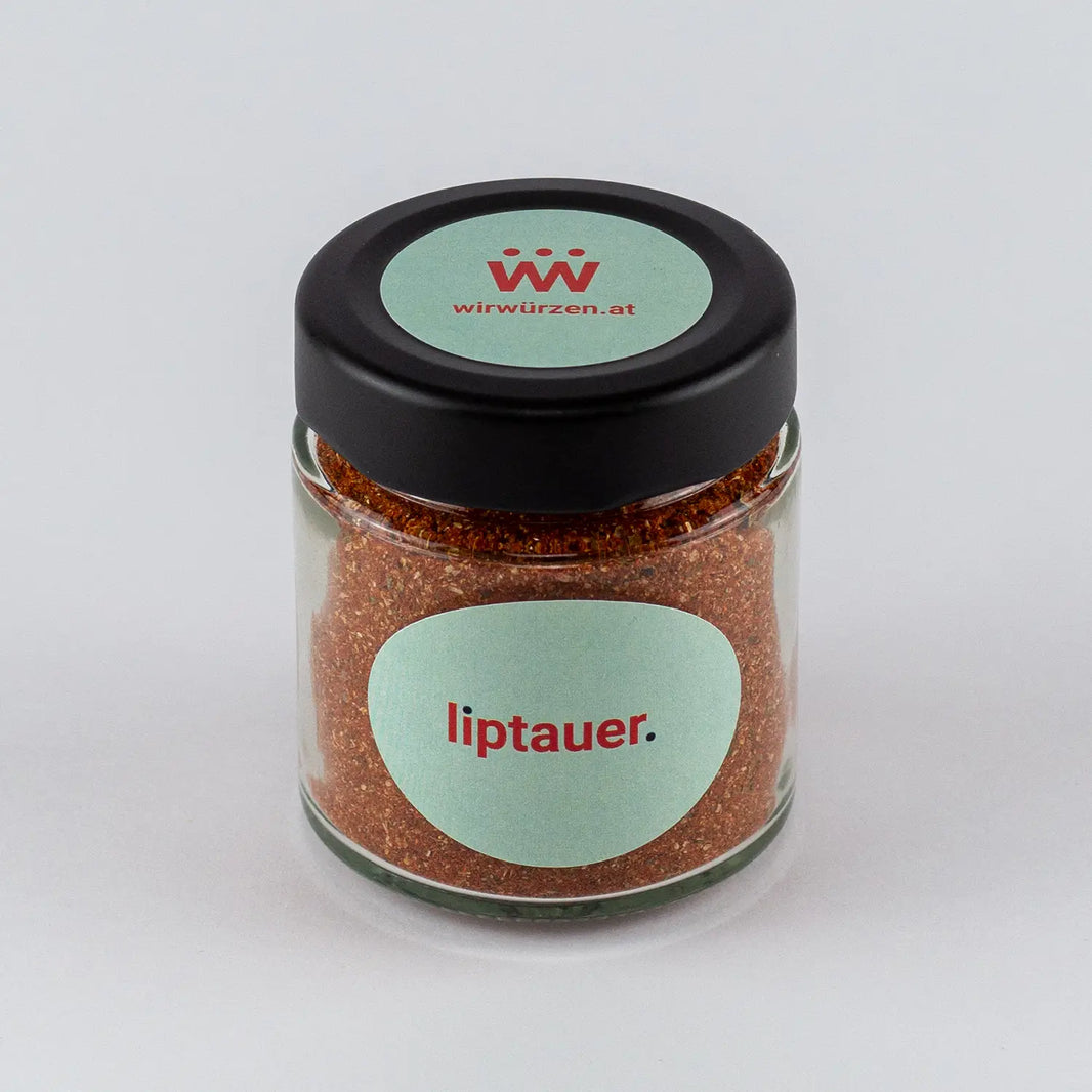 Liptauer Gewürz 60 g Glas – aromatische Mischung für Aufstriche, Dips, Käsegerichte und Brotaufstriche