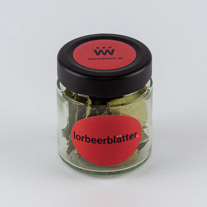 Lorbeerblätter 4 g Glas – aromatische Blätter für Suppen, Eintöpfe, Saucen und Schmorgerichte
