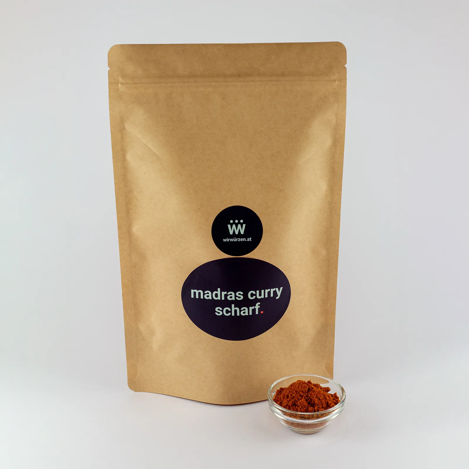 Madras Curry scharf 500 g Beutel – Vorratspackung scharfe Currymischung für Gastronomie, Fleisch und Gemüse