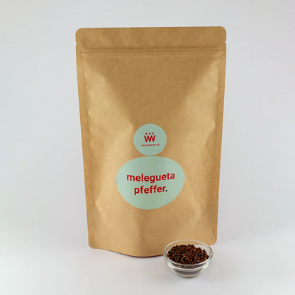 Melegueta Pfeffer 500 g Beutel – intensiv würzige Pfefferalternative mit feiner, warmer Schärfe in Vorratsgröße