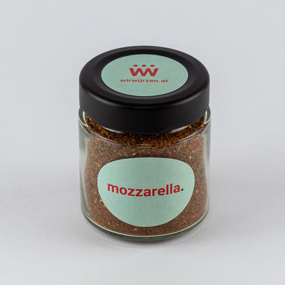 Mozzarella Gewürz 60 g Dose – aromatische Kräutermischung für Mozzarella, Tomaten, Salate und italienische Gerichte