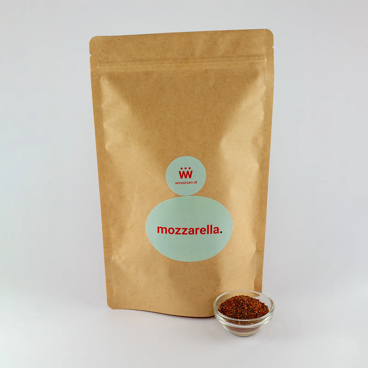 Mozzarella Gewürz 500 g Beutel – Vorratspackung für Gastronomie, Mozzarella-Gerichte, Antipasti und italienische Küche