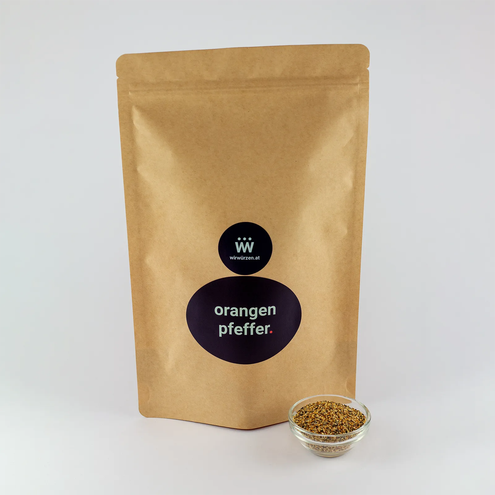 Orangenpfeffer 500 g Beutel – fruchtig-pikanter Pfeffer für Gastronomie, ideal zu Fisch, Geflügel und vegetarischer Küche