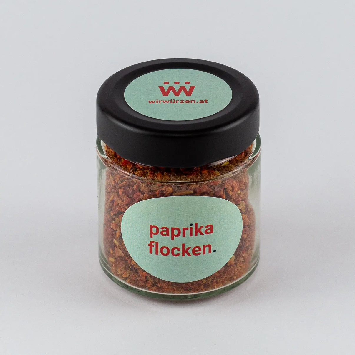 Paprikaflocken 60 g Glas – mild-aromatische Paprikastücke für Suppen, Eintöpfe, Saucen und Gemüsegerichte