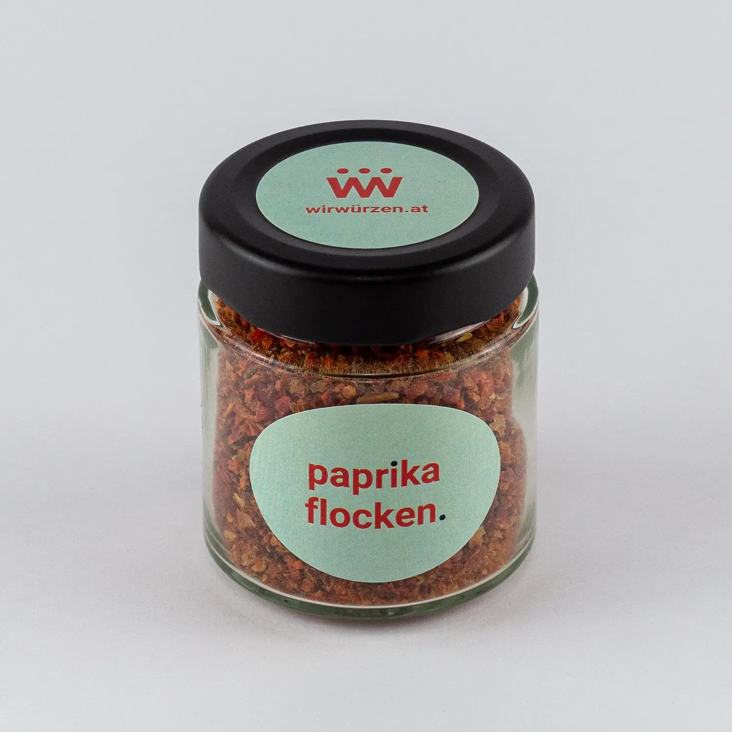 Paprikaflocken 60 g Glas – mild-aromatische Paprikastücke für Suppen, Eintöpfe, Saucen und Gemüsegerichte
