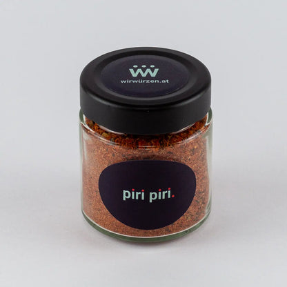 Piri Piri 80 g Glas – feurige Gewürzmischung für scharfe Saucen, Grillfleisch und pikante Gerichte