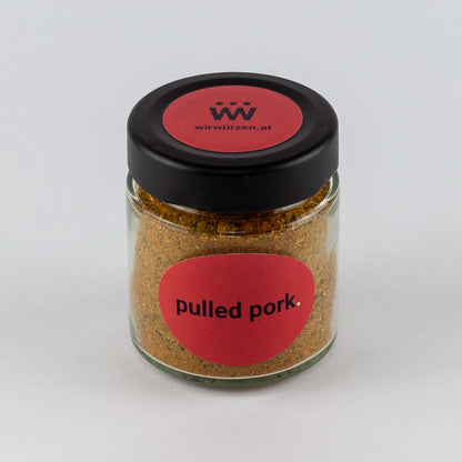 Pulled Pork Gewürz 60 g Glas – aromatische BBQ-Mischung mit Paprika, Knoblauch und Rauch-Note