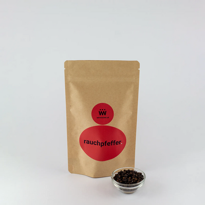Rauchpfeffer 150 g Beutel – aromatische Pfefferkörner mit feiner Rauchnote für Grillgerichte und Saucen
