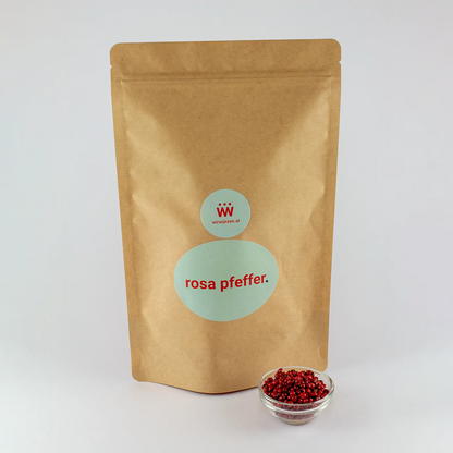 Rosa Pfeffer 400 g Beutel – Großpackung für Gastronomie, perfekt für Fleisch, Fisch und kreative Rezepte