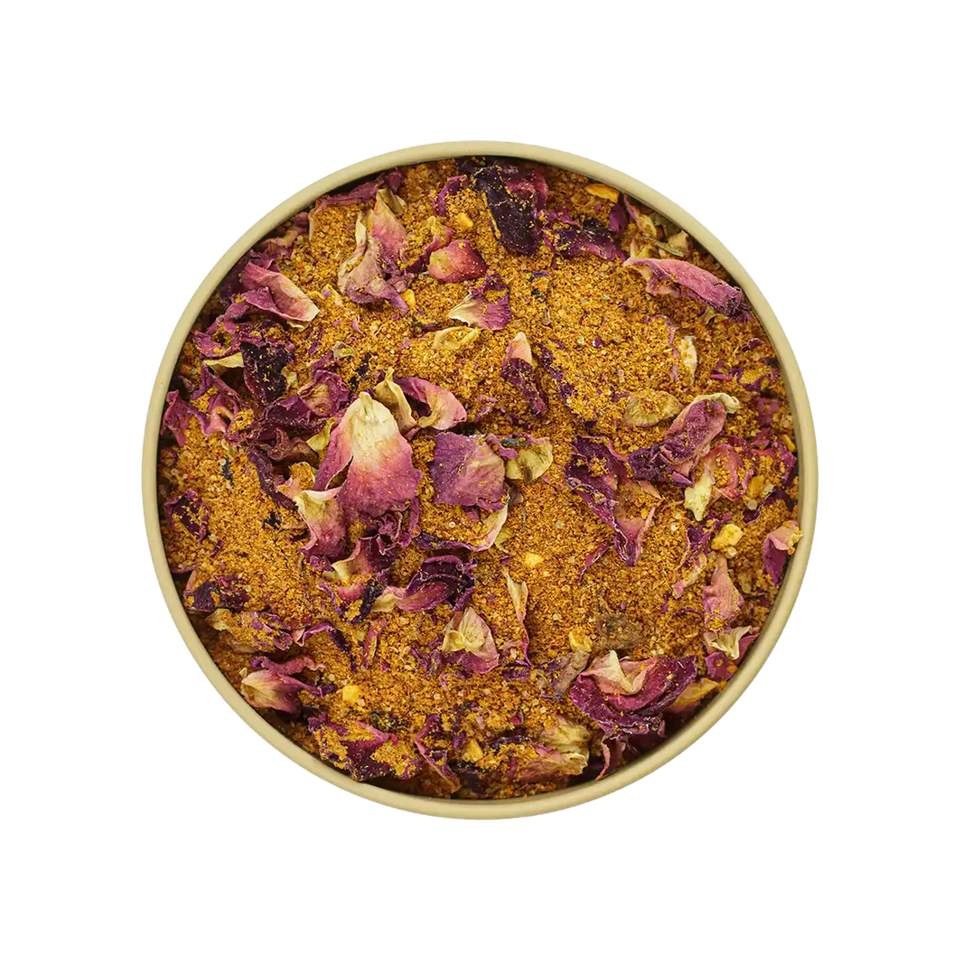 Rosen Harissa – feurige Mischung mit Rosenblüten und Chili