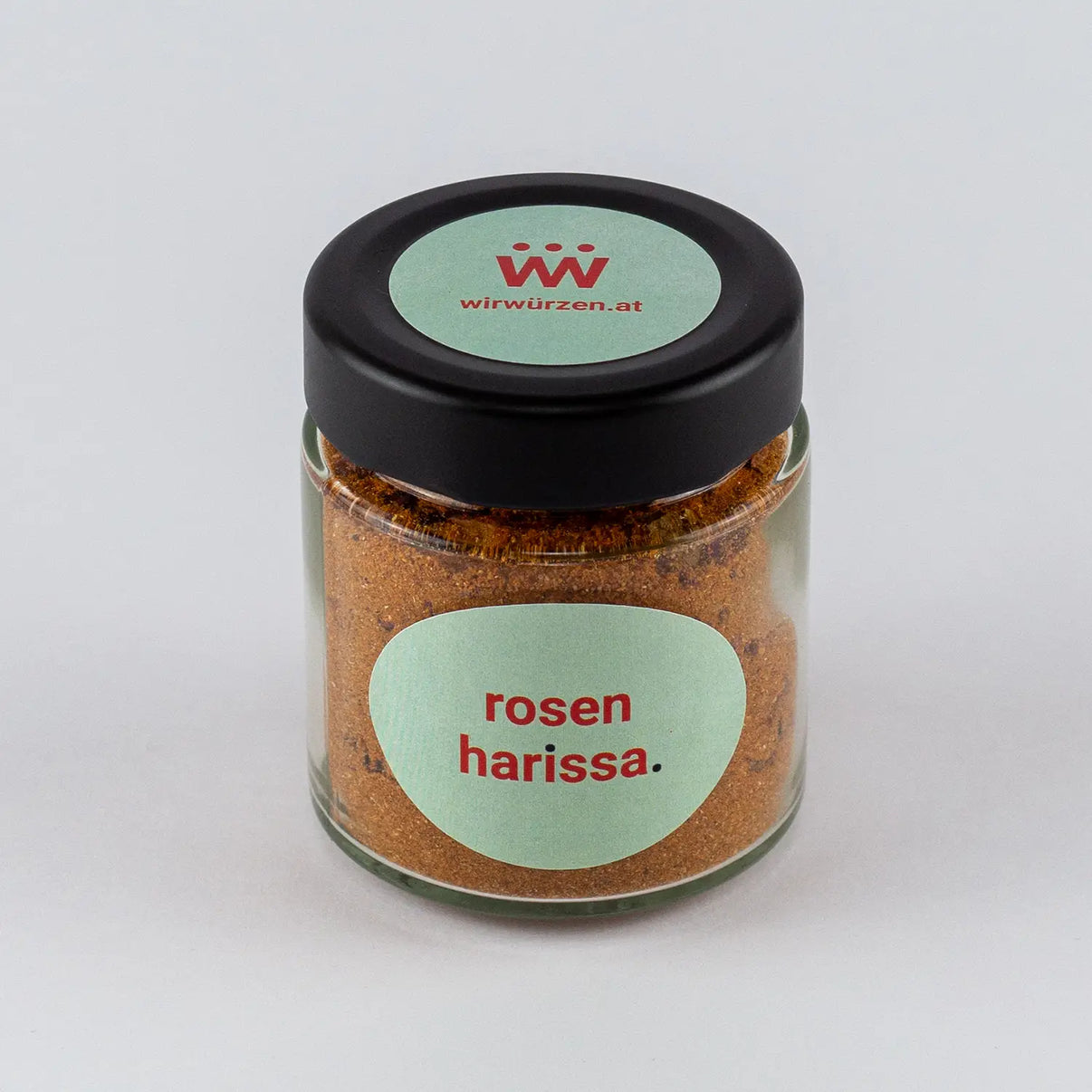 Rosen Harissa 50 g Glas – scharfe Gewürzmischung mit Rosenblüten, ideal für Marinaden, Eintöpfe und orientalische Küche