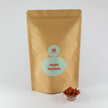 Rosen Harissa 400 g Beutel – Großpackung scharf-aromatische Gewürzmischung für Gastronomie und orientalische Küche