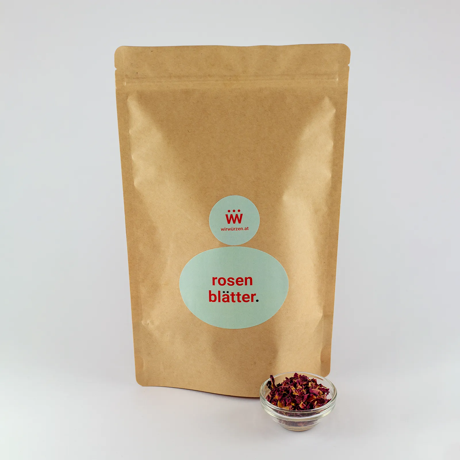 Rosenblätter 100 g Beutel – Großpackung für Gastronomie, Tee, Desserts und kreative Rezepte