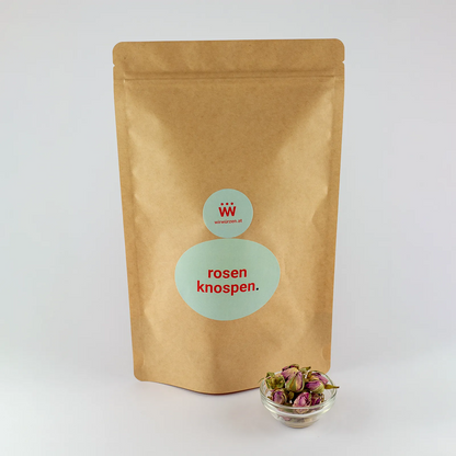 Rosenknospen 150 g Beutel – Großpackung für Gastronomie, Tee, Desserts und kreative Rezepte