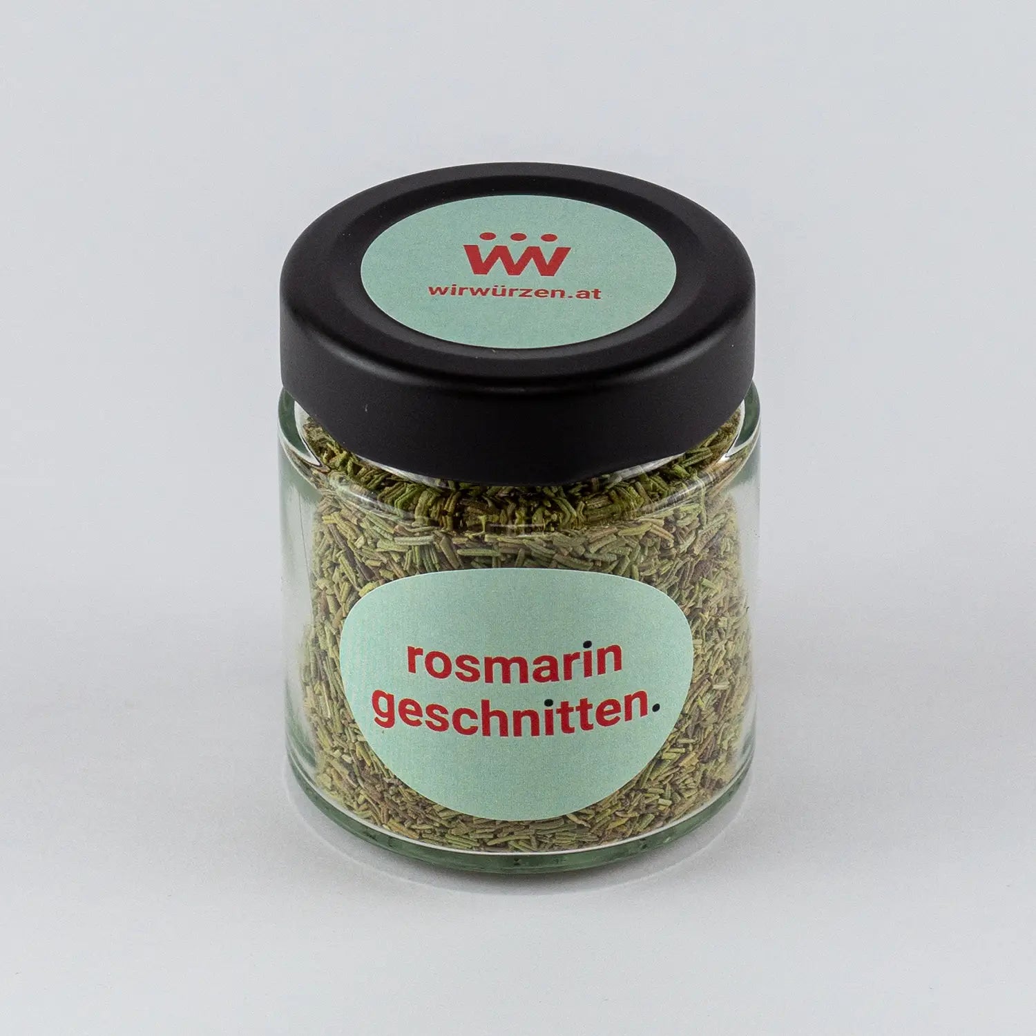 Rosmarin geschnitten 50 g Glas – aromatische Kräuter für Fleisch, Ofengerichte, Gemüse und mediterrane Küche