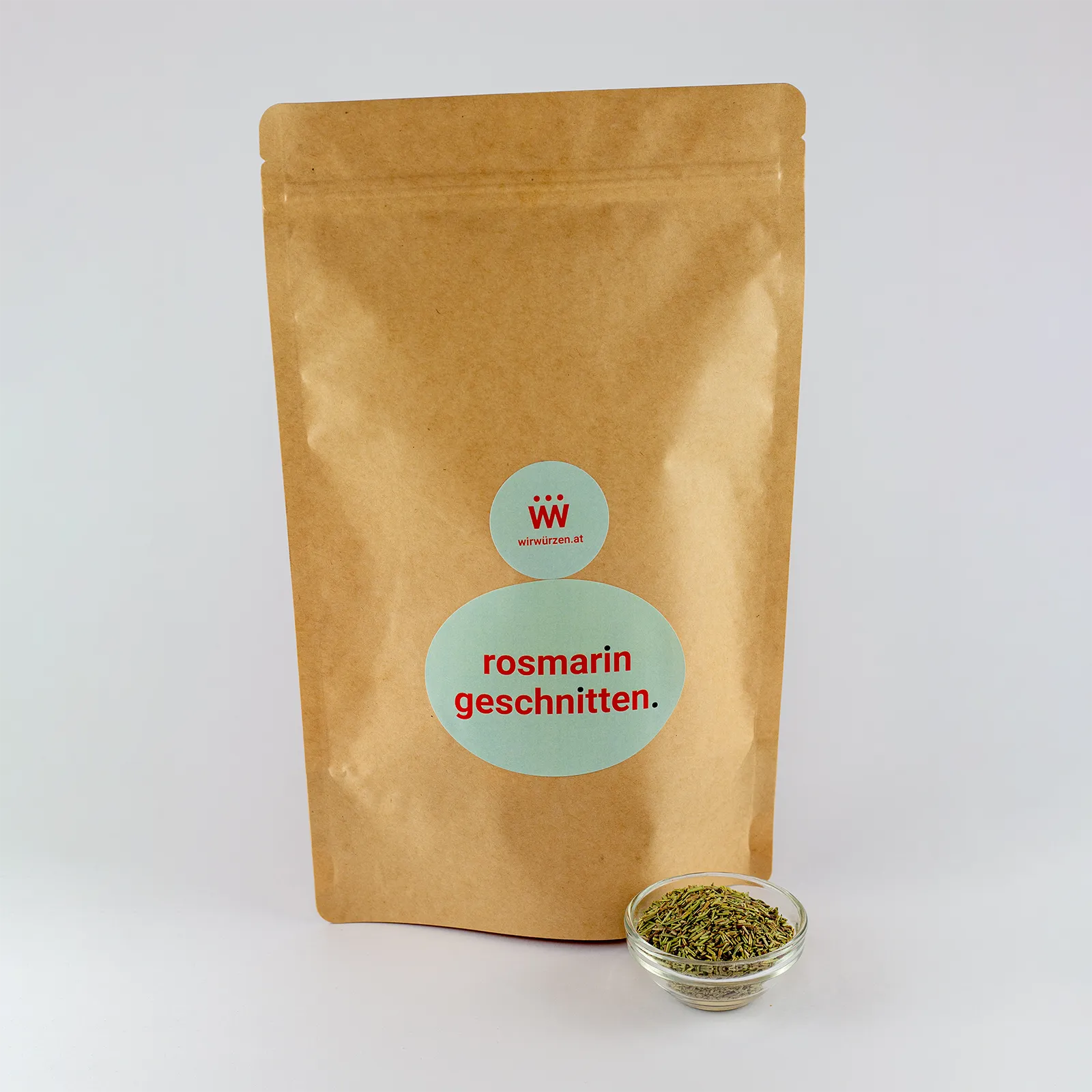 Rosmarin geschnitten 400 g Beutel – Großpackung Kräuter für Gastronomie, Ofengerichte und mediterrane Küche
