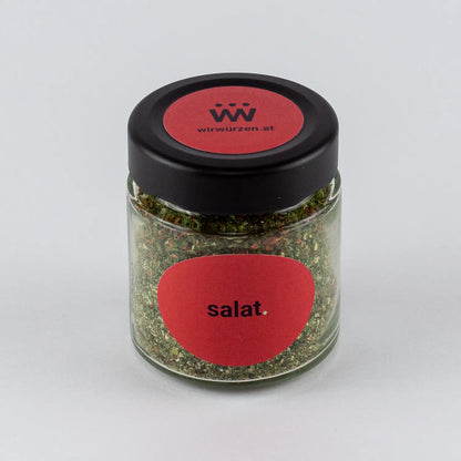 Salat Gewürz 40 g Glas – aromatische Kräutermischung für frische Salate, Gemüsegerichte und Dressings