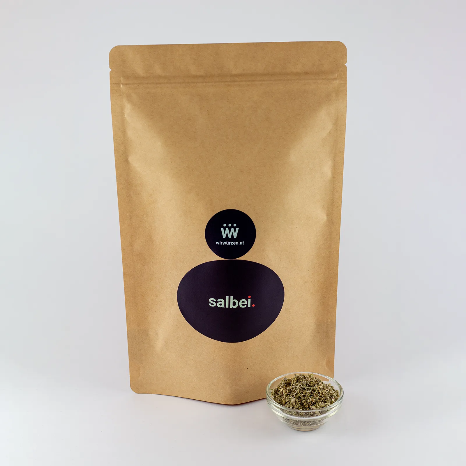Salbei 120 g Beutel – Großpackung Kräuter für Gastronomie, Fleischgerichte, Pasta und Ofengerichte