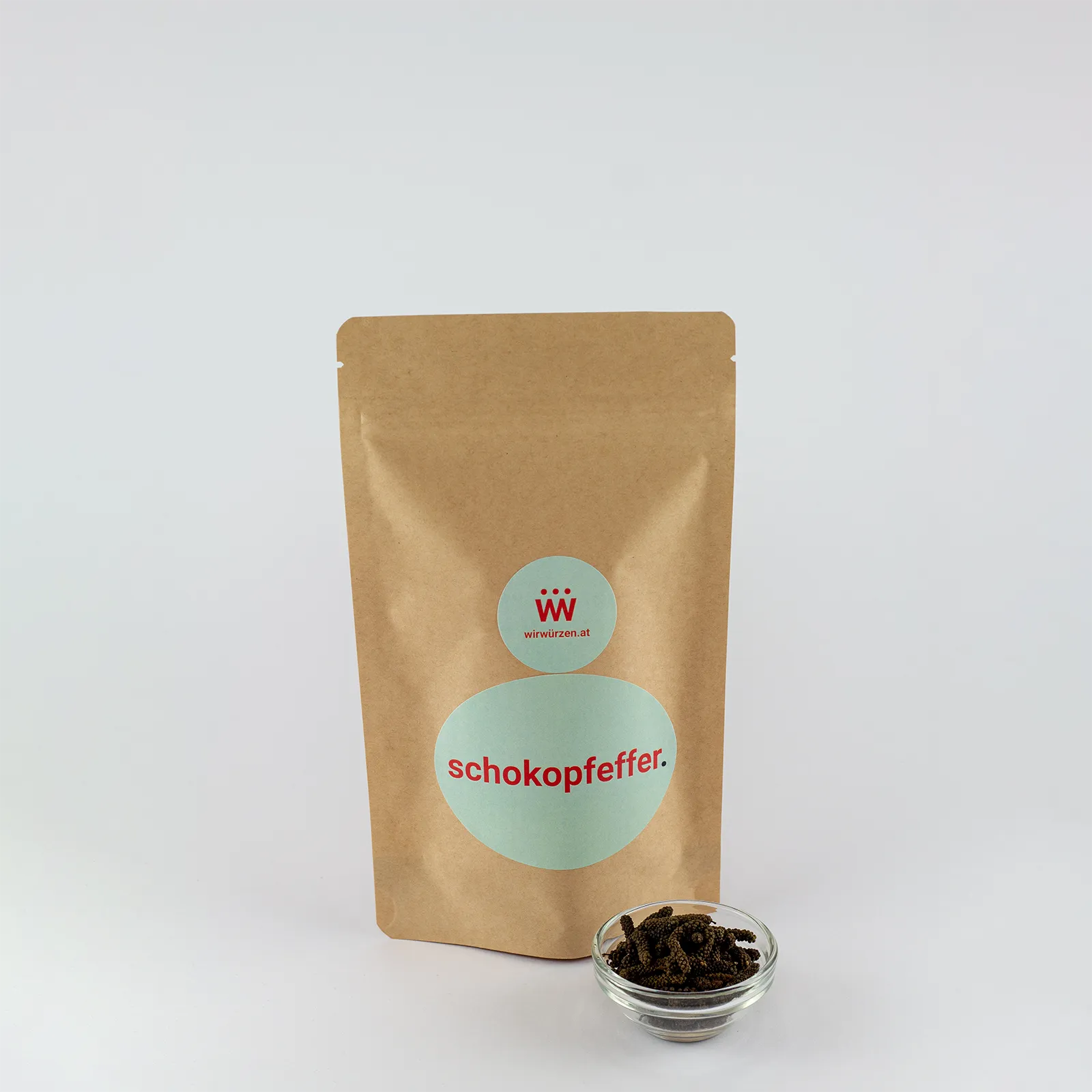 Schokoladen Pfeffer 150 g Beutel – würziger Pfeffer mit dezent schokoladigem Aroma für Fleisch und Desserts