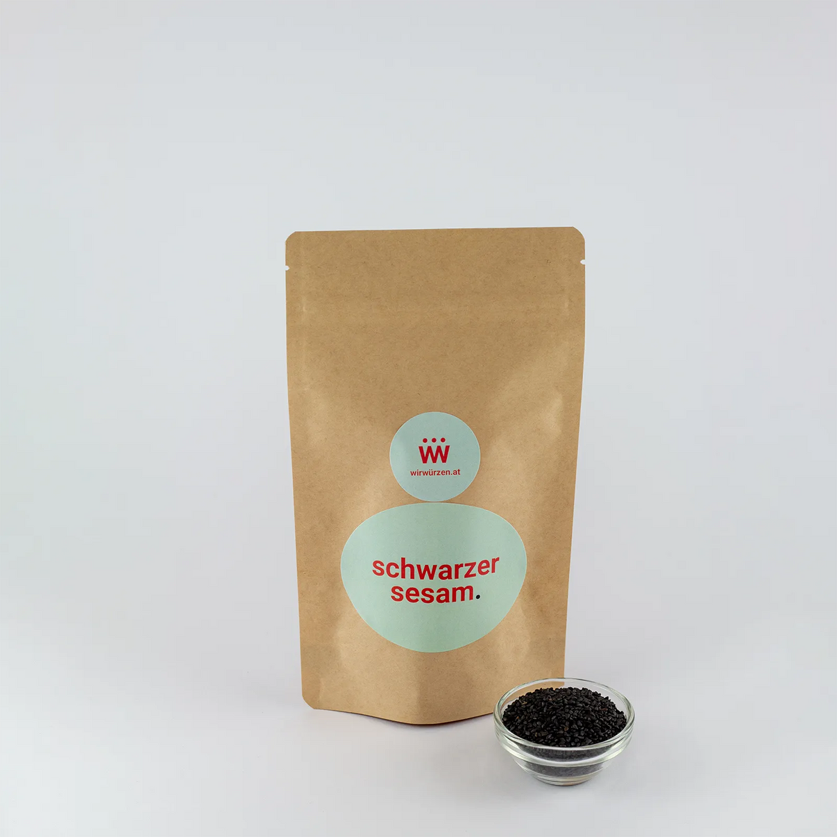Schwarzer Sesam 180 g Beutel – aromatische Samen für Backwaren, Müsli, Desserts und Sushi