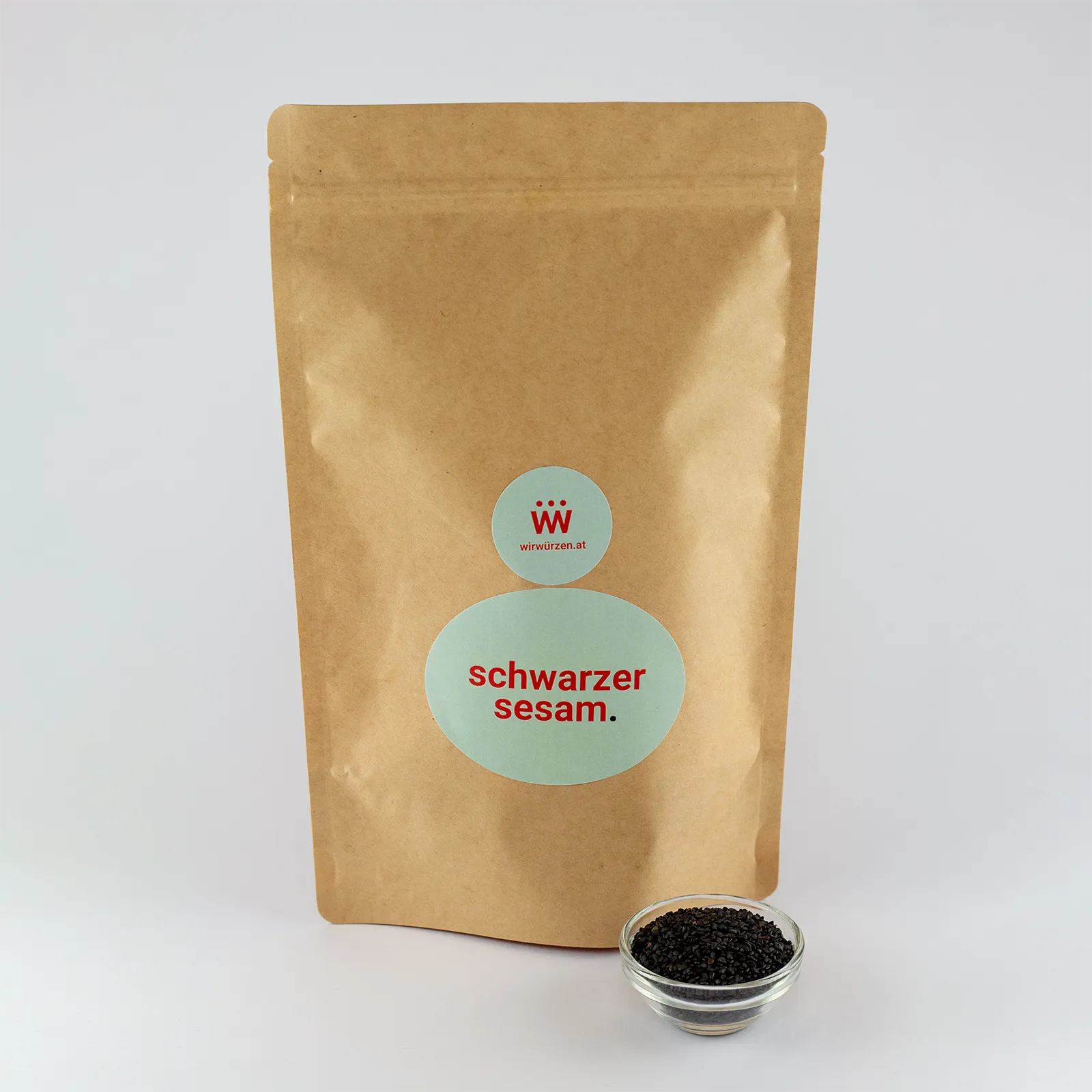 Schwarzer Sesam 500 g Beutel – Großpackung Samen für Gastronomie, Backwaren, Desserts und asiatische Gerichte
