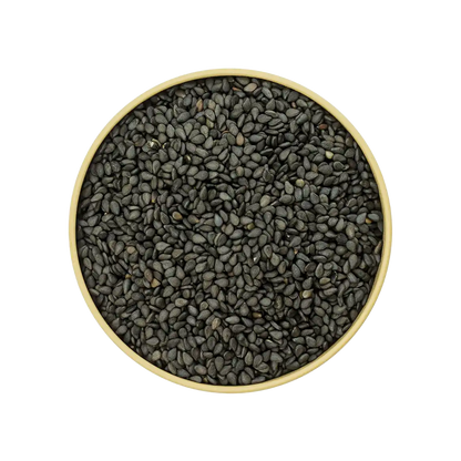 Schwarzer Sesam – geröstete schwarze Sesamsamen mit nussigem Aroma
