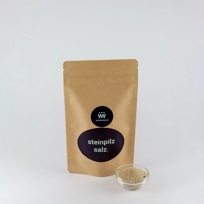 Steinpilzsalz 400 g Beutel – aromatisches Pilzsalz für Profi-Küche, Suppen, Saucen und Gemüse