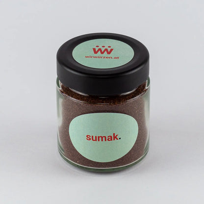 Sumak 80 g Glas – aromatisches Gewürz für Salate, Fleischgerichte und orientalische Küche