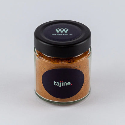 Tajine 70 g Glas – aromatische Gewürzmischung für marokkanische Tajine-Gerichte, Eintöpfe und Gemüse