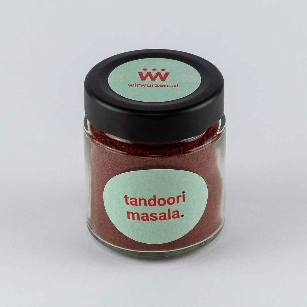 Tandoori Masala 60 g Glas – aromatische indische Gewürzmischung für Fleisch, Hähnchen und Currygerichte