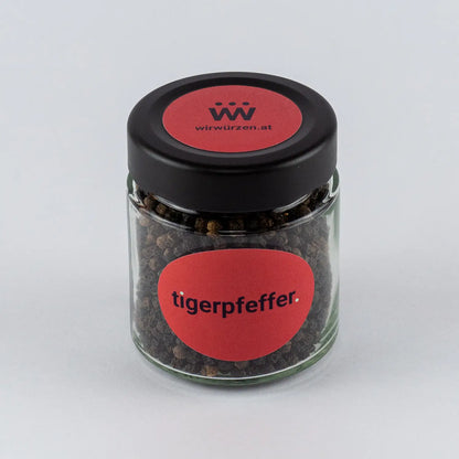 Tiger Pfeffer 60 g Glas – aromatische Pfeffermischung mit kräftiger Schärfe und würziger Tiefe