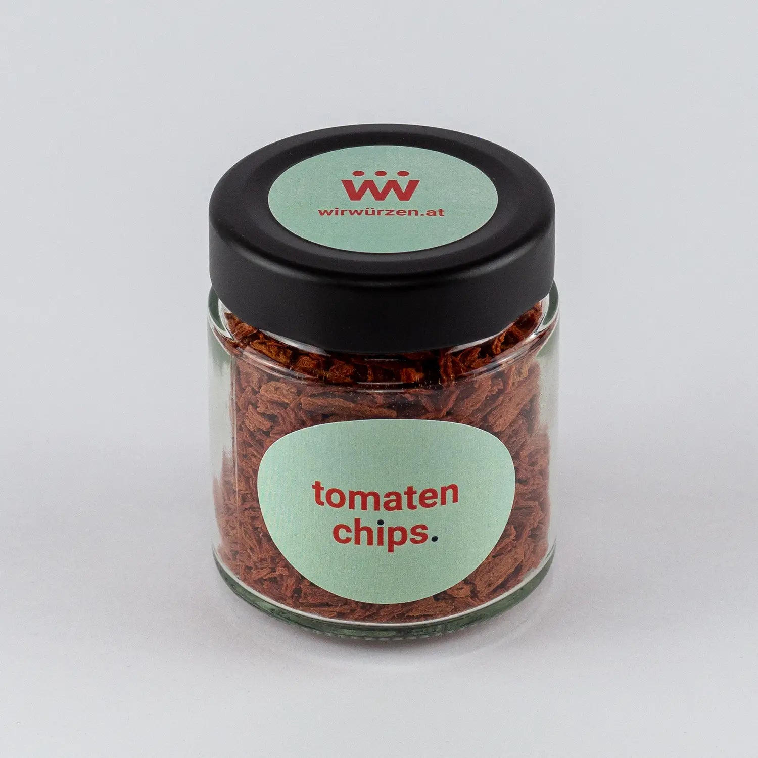 Tomatenchips 50 g Glas – aromatisches Tomatengewürz für Snacks, Chips, Gemüse und herzhafte Gerichte