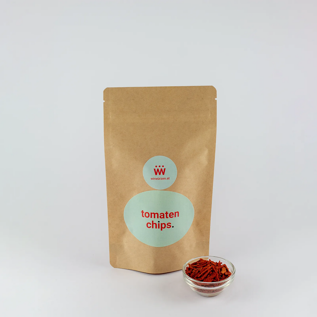 Tomatenchips 120 g Beutel – aromatische Mischung für Snacks, Chips, Gemüsegerichte und Saucen