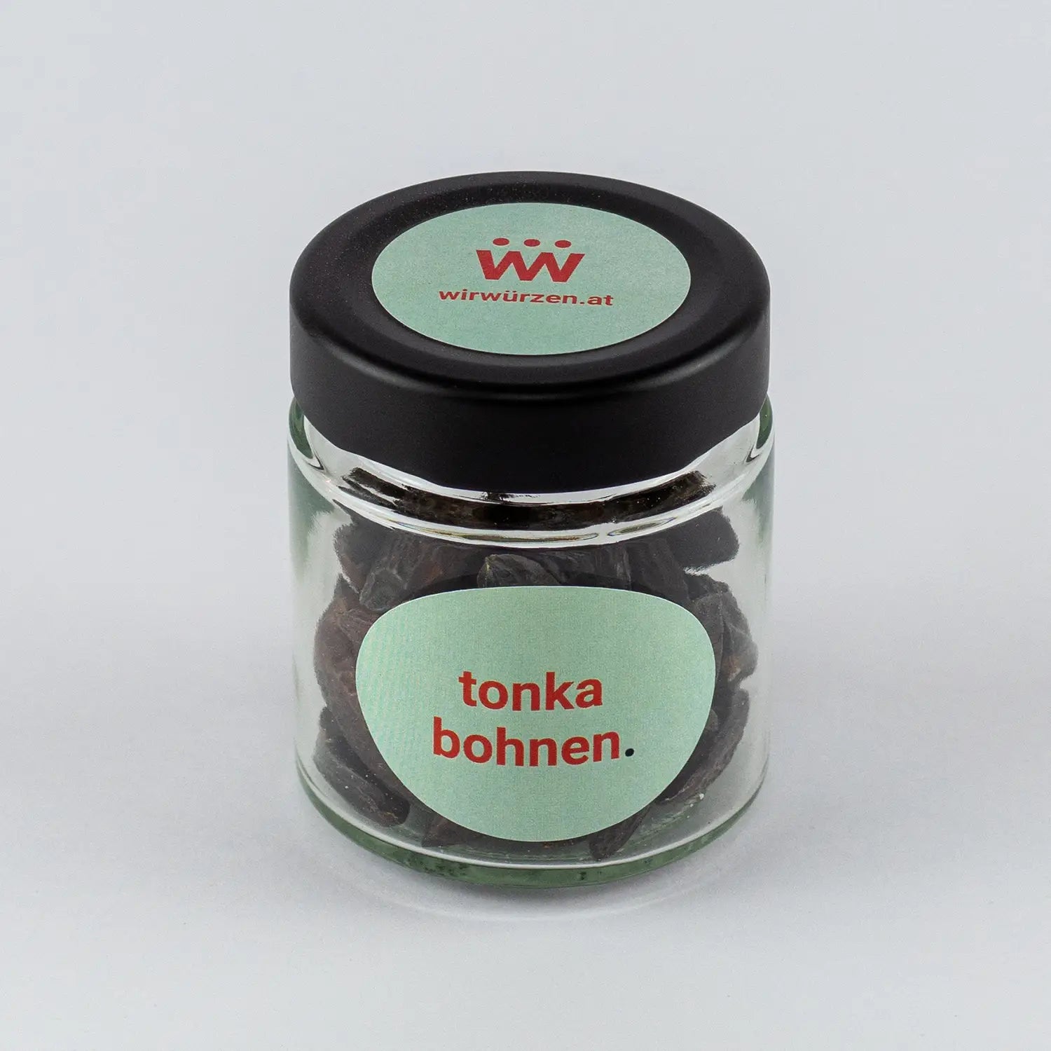 Tonka Bohnen 40 g Glas – würzige Bohnen für Süßspeisen, Desserts und Gebäck