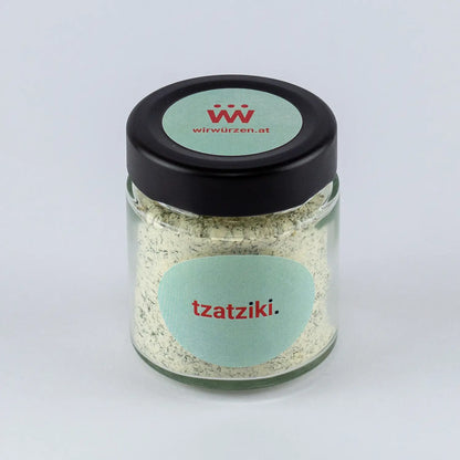Tzatziki 80 g Glas – aromatische Gewürzmischung für Tzatziki-Sauce, Joghurt und mediterrane Gerichte