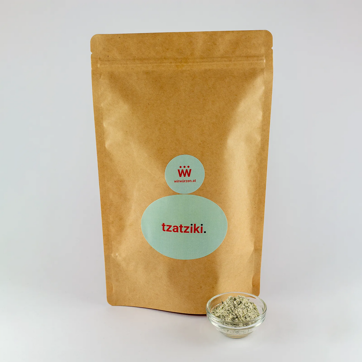 Tzatziki 500 g Beutel – aromatische Gewürzmischung für Gastronomie, Dips und Tzatziki-Sauce