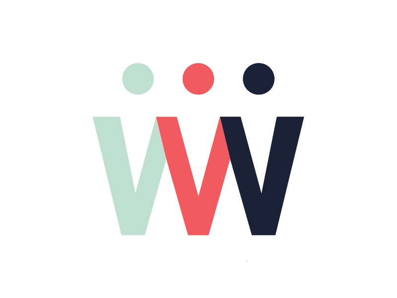 Das Logo von wirwürzen auf weißem Hintergrund