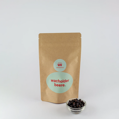 Wacholderbeeren 140 g Beutel – intensives Gewürz für Fleischgerichte, Wild und Marinaden