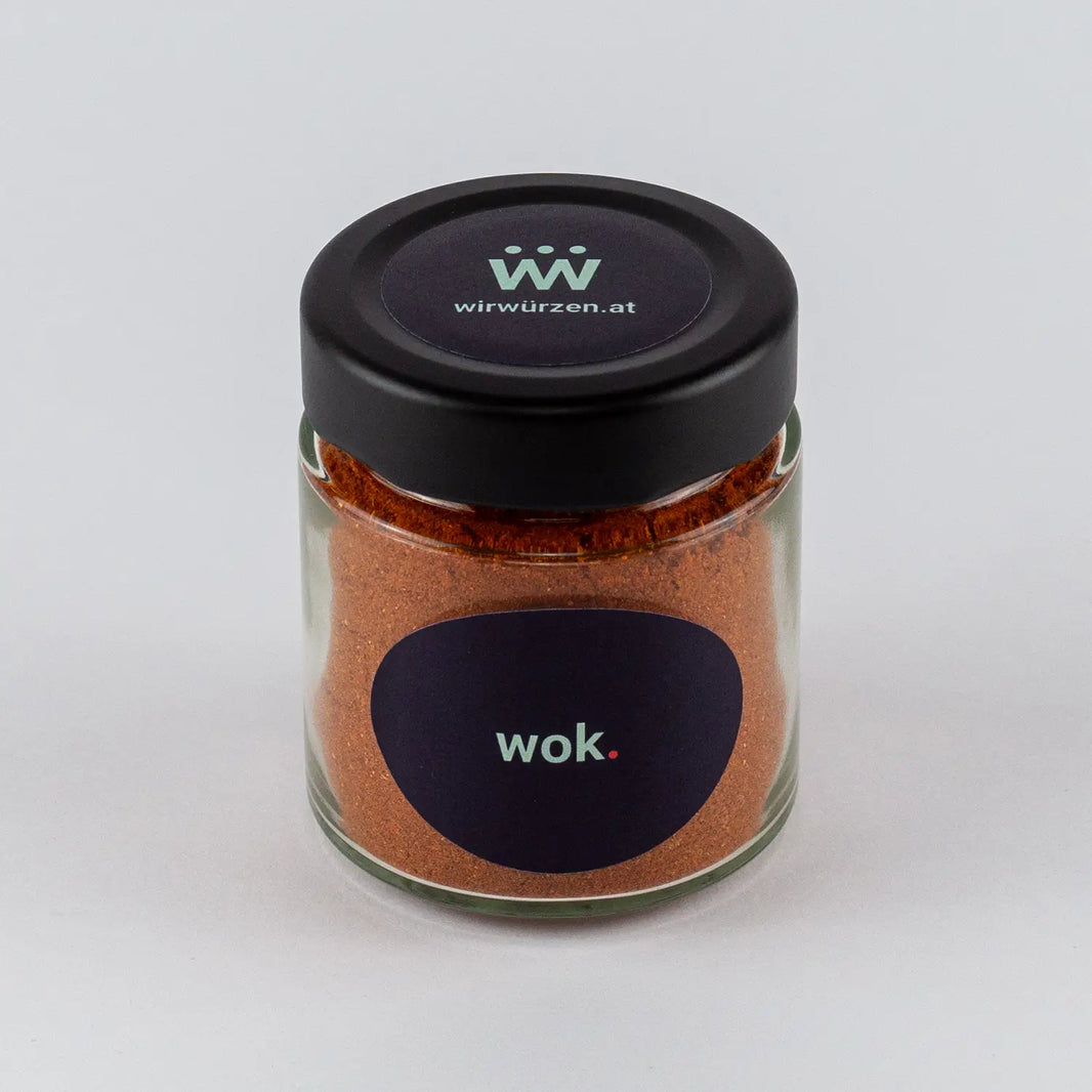 Wok 60 g Glas – aromatische asiatische Gewürzmischung für Wokgerichte, Gemüse und Fleisch