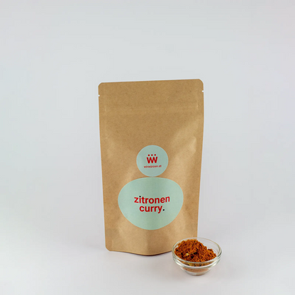 Zitronencurry 150 g Beutel – intensive Gewürzmischung für Fleisch, Gemüse und asiatische Currys