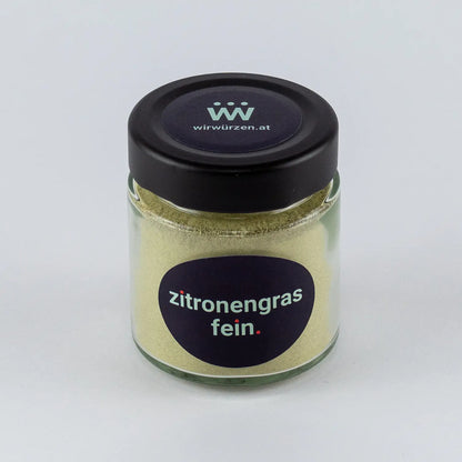 Zitronengras fein 40 g Glas – aromatisches Gewürz für asiatische Gerichte, Currys, Suppen und Wokgerichte