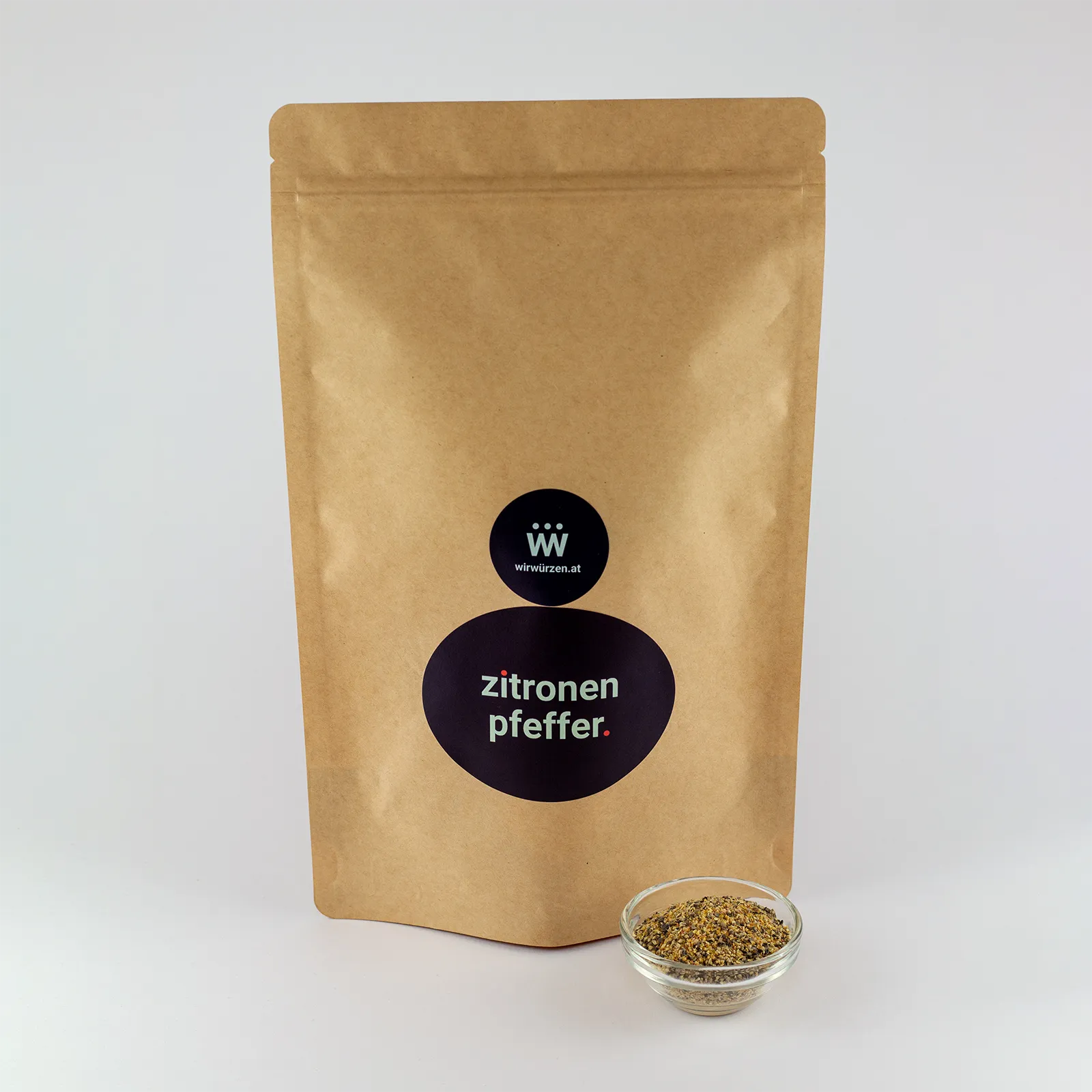 Zitronenpfeffer 500 g Beutel – aromatischer Pfeffer für Gastronomie, Fischgerichte, Salate und Gemüse